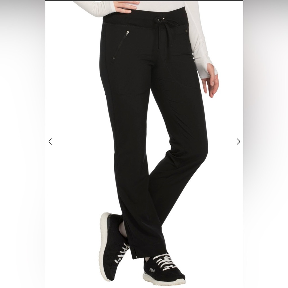 Women's Cherokee Infinity CK100a Scrub Pants Black, Size Medium